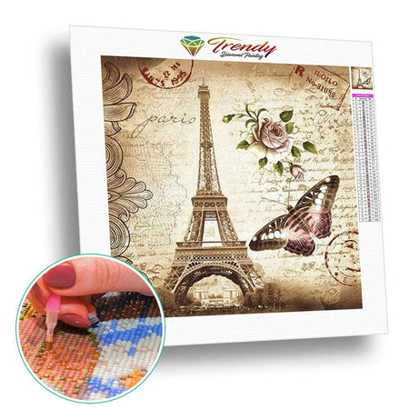 Paris pour toujours - modèle M002 | Caneva diamant - En ville Paysage Produit