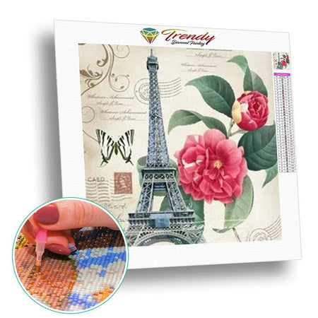 Paris pour toujours - modèle M008 | Toile de diamant - En ville Paysage Produit