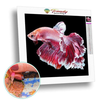 Poissons chinois - modèle M004 | Kit de broderie de diamant - Animaux Poisson Produit