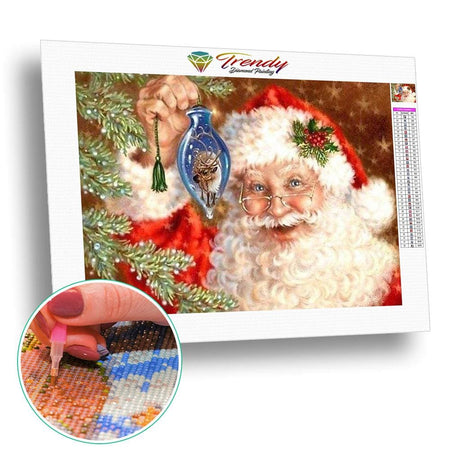 Portrait de noël - modèle M001 | Broderie diamant kit - Noël Portrait Produit