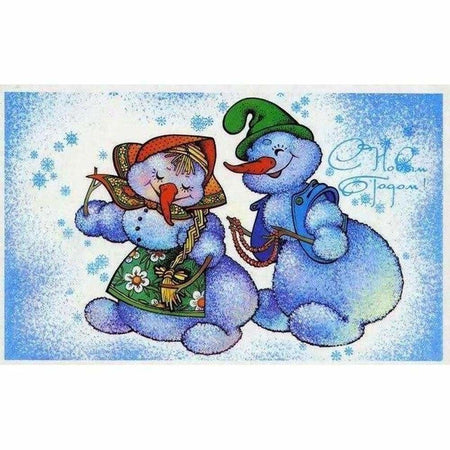 Portrait de noël - modèle M004 | Kit broderie - Noël Portrait Produit