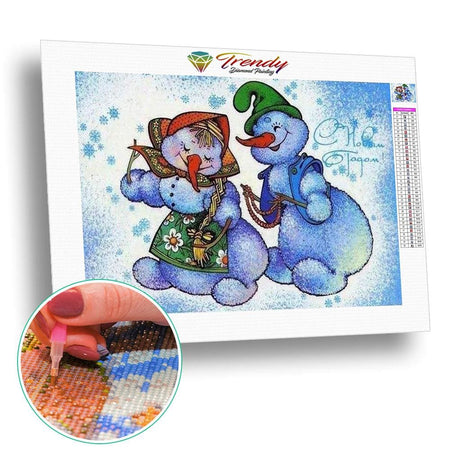 Portrait de noël - modèle M004 | Kit broderie - Noël Portrait Produit