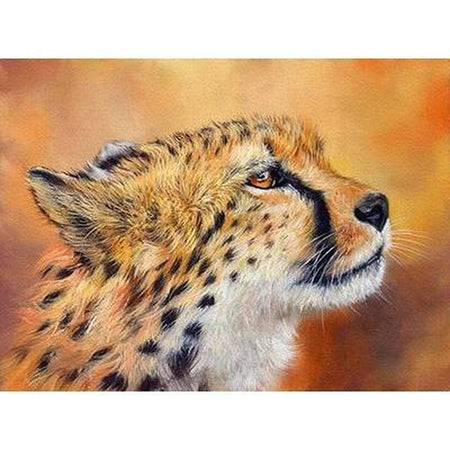 Portraits de fauves sauvages - modèle M006 | Diamond painting complet - Animaux Autres animaux Léopard Produit