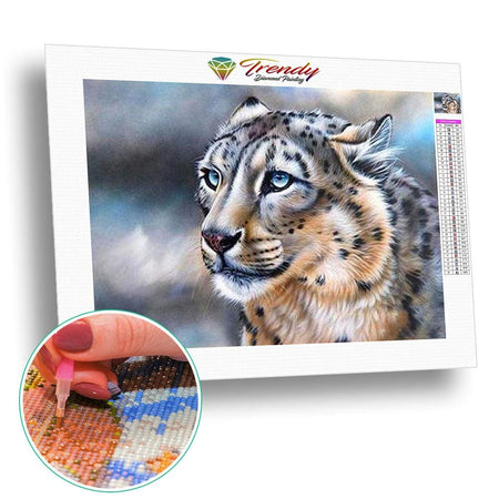 Portraits de fauves sauvages - modèle M007 | Toile de diamant - Animaux Autres animaux Léopard Produit