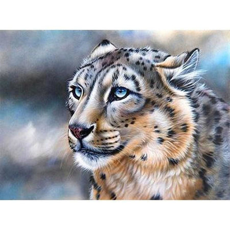 Portraits de fauves sauvages - modèle M007 | Toile de diamant - Animaux Autres animaux Léopard Produit