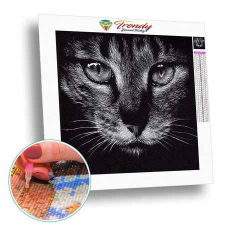 Portraits félins Lion tigre et léopard - modèle M002 | Broderie diamant complet - Animaux Lion Léopard Produit Tigre