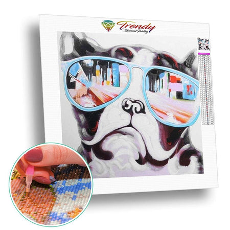 Quoi de neuf dog | Broderie diamant