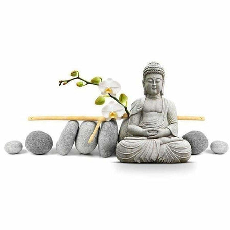 Relaxant Bouddha - modèle M002 | Toile de diamant - Bouddhisme Bouddhisme et Hindouisme Produit Religion Zen