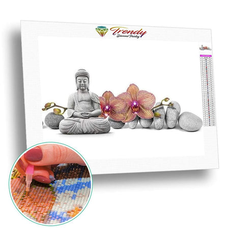 Relaxant Bouddha - modèle M003 | Tableau de diamant - Bouddhisme Bouddhisme et Hindouisme Produit Religion Zen
