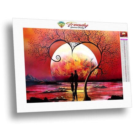 Romantique pleine lune