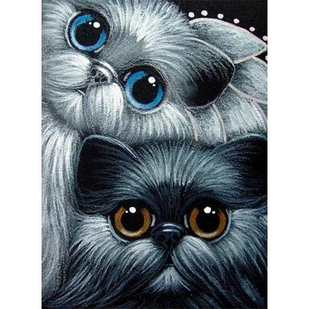 Roudoudou les hiboux - modèle M005 | Broderie point de diamant - Animaux Oiseau Produit