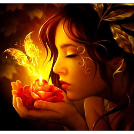 Senteur papillon | Diamond painting grand format - Animaux Papillon portrait Produit