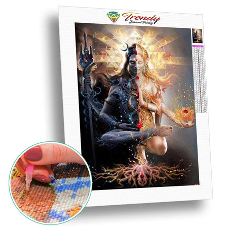 Shiva bon mauvais | Diamond Painting - Bouddhisme et Hindouisme Hindouisme Produit Religion