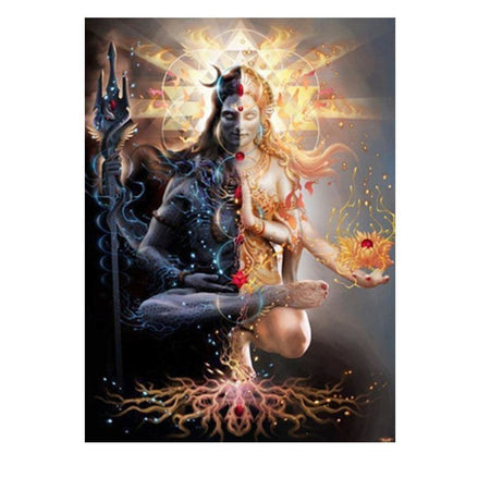 Shiva bon mauvais | Diamond Painting - Bouddhisme et Hindouisme Hindouisme Produit Religion