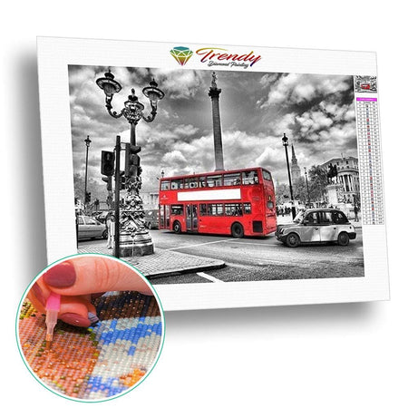 So British - modèle M002 | Toile diamant - En ville Paysage Produit