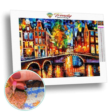 Tableaux des villes - modèle M003 | Toile de diamant - 2ème à -50% En ville Paysage Produit