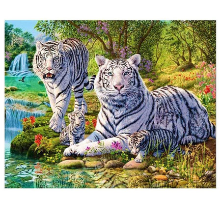 Tigre forever | Kit broderie - Animaux Produit Tigre