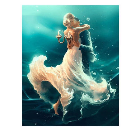 Une valse aquatique | Diamond Painting - Portrait Produit