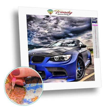 Voiture de Sport | Kit de broderie de diamant - Portrait Produit