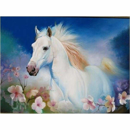 Yakahiro le cheval indien - modèle M004 | Broderie diamant complet - Animaux Cheval Produit